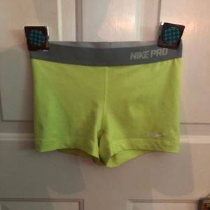 Neon Nike Pro’s Size S